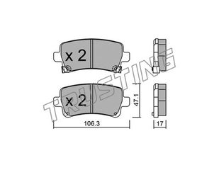 ΤΑΚ. OPEL INSIGNIA ALL 08-  \"O\"  TRUSTING TRUSTING 861.0