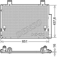 ΨΥΓΕΙΟ A/C TOYOTA HILUX VII 2.5D-4D 05>  DENSO DENSO DCN50057