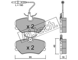 ΤΑΚ. PEUGEOT           FRITECH \"E\" fri.tech. 101.0