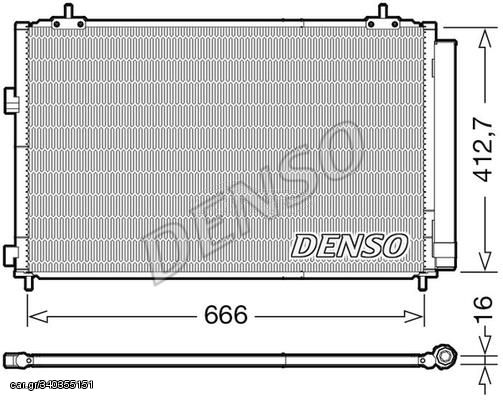 ΨΥΓΕΙΟ A/C TOYOTA RAV 4 IV 2.0 12>  DENSO DENSO DCN50059