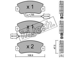 ΤΑΚ. ALFA ROMEO 33 1.2  FRITECH \"E\" fri.tech. 106.1