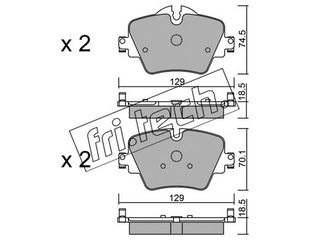 ΤΑΚ. BMW 2 (F45),5 (G30,F90) 13> \"E\" FRITECH fri.tech. 1061.0