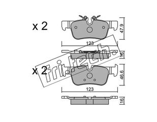 ΤΑΚ. BMW 2 (F45),i3 (I01),X1 (F48) 13> \"O\" FRITECH fri.tech. 1062.0