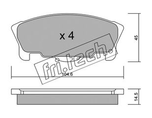 ΤΑΚ. DAIHATSU MOVE 0.8 FRITECH \"E\" fri.tech. 474.0