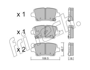 ΤΑΚ. OPEL INSIGNIA B Country Tourer 1.5,1.6Turbo 17> \"Ο\" ΜΕ ΖΑΝΤΕΣ 17\" fri.tech. 1181.0