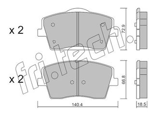 ΤΑΚ. VOLVO XC40 1.5 T3,2.0 B4 19> \"E\" fri.tech. 1186.0