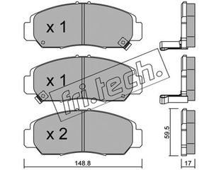 ΤΑΚ. HONDA FR-V 1.8  FRITECH \"E\" fri.tech. 478.0