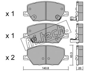 ΤΑΚ. FIAT 500X-JEEP RENEGATE 2.0D 14> \"E\"    FRITECH fri.tech. 1017.0