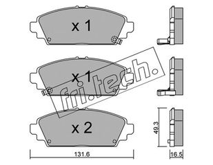 ΤΑΚ. HONDA CIVIC IV 1.7 FRITECH \"E\" fri.tech. 479.0