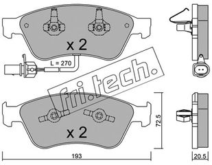 ΤΑΚ. AUDI A6,A8-VW PHAETON 06-  FRITECH \"E\" fri.tech. 678.0