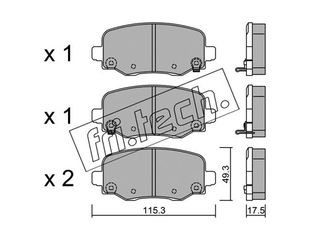 ΤΑΚ. JEEP RENEGATE-FIAT 500X  1.4,1.6CRD     FRITECH fri.tech. 1018.1