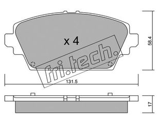 ΤΑΚ. NISSAN            FRITECH \"E\" fri.tech. 480.0