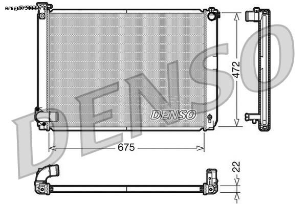 ΨΥΓΕΙΟ ΝΕΡΟΥ LEXUS RX (U3) 400h <08  DENSO DENSO DRM51005