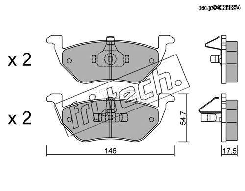 ΤΑΚ. FORD MAVERIC-MAZDA TRIBUTE 2.3,3.0 04- \"O\"    FRITECH fri.tech. 924.0