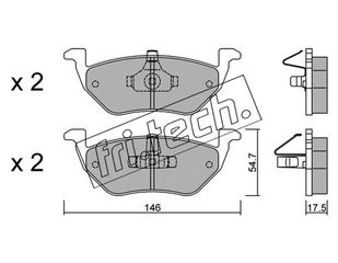 ΤΑΚ. FORD MAVERIC-MAZDA TRIBUTE 2.3,3.0 04- \"O\"    FRITECH fri.tech. 924.0