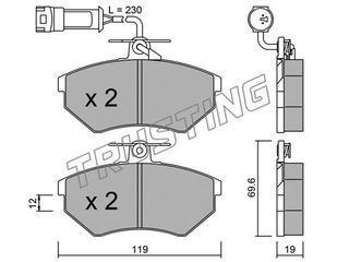 ΤΑΚ. VW GOLF 1.8i 16V DEX \"E\" DEX 2052.3