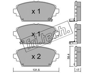 ΤΑΚ. NISSAN ALMERA TINO  FRITECH \"E\" fri.tech. 480.1