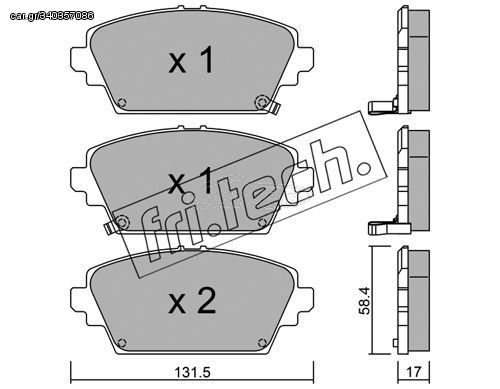 ΤΑΚ. NISSAN ALMERA TINO  FRITECH \"E\" fri.tech. 480.1