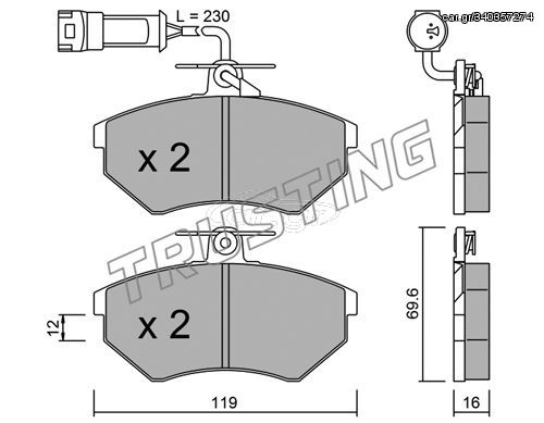 ΤΑΚ. VW GOLF III 2.0 -97  \"E\"   DEX DEX 2052.4