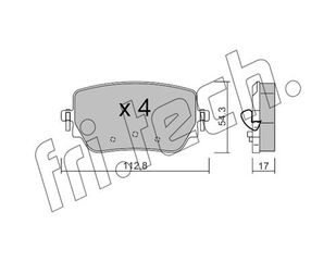 ΤΑΚ. MERCEDES A,B-CLASS (W177,W247) 18> \"O\" fri.tech. 1196.0