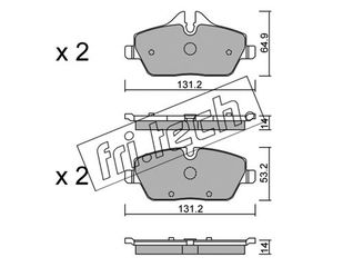 ΤΑΚΑΚΙΑ-BMW I3(I01) 13- (FRONT) fri.tech. 680.2