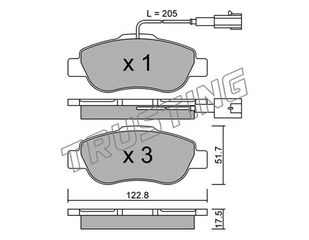 ΤΑΚ. FIAT 500         TRUSTING \"E\" TRUSTING 654.1