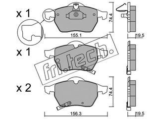 ΤΑΚ. SAAB 9-3 2.0i   FRITECH \"E\" fri.tech. 120.1