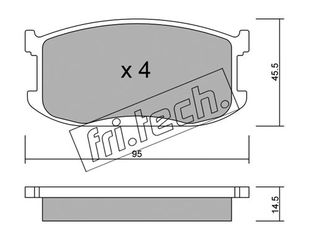 ΤΑΚ. MAZDA 323 II 1.3,1.5  \"E\" fri.tech. 483.0