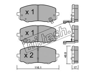 ΤΑΚ. HYUNDAI I20 1.2 08- \"E\"  FRITECH fri.tech. 930.0