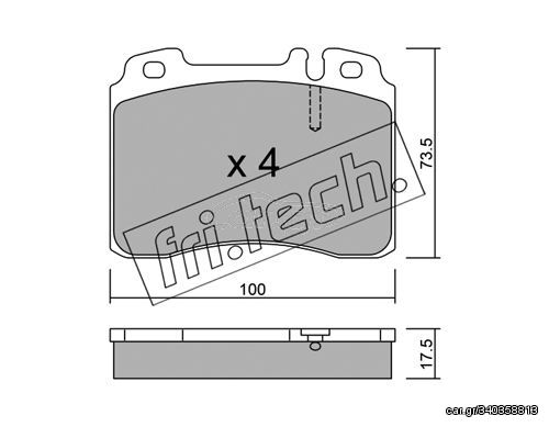 ΤΑΚ. MER/DES CLK,E CLASS,SL    \"E\" FRITECH fri.tech. 683.0