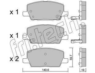 ΤΑΚΑΚΙΑ-PSA MOKKA X(J13) 1.4 18-(FRONT) fri.tech. 1212.0