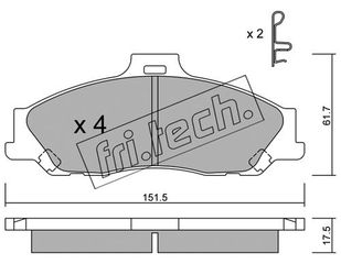 ΤΑΚ. FORD-MAZDA        FRITECH \"E\" fri.tech. 495.0