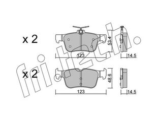 ΤΑΚ. FORD FOCUS IV ALL 18> \"O\" (X2X2) fri.tech. 1064.2