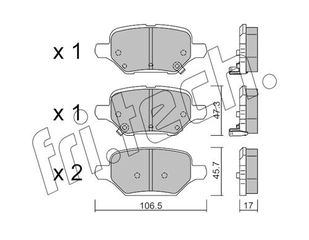 ΤΑΚ. OPEL MOKKA 1.4 13> \"O\" fri.tech. 1213.0