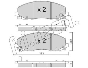 ΤΑΚΑΚΙΑ-JEEP WRANGLER IV(JL) 2.0 18- (FRONT) fri.tech. 962.0