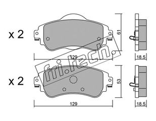 ΤΑΚ. CITROEN C4 1.4 VTI 95 09- \"Ε\" fri.tech. 965.0