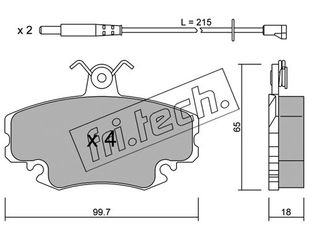 ΤΑΚ. PEUGEOT, RENAULT  FRITECH \"E\" fri.tech. 122.0W