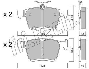 ΤΑΚ. AUDI A3-VW GOLF VII 1.2,1.4 TSI 13- \"Ο\" fri.tech. 967.0