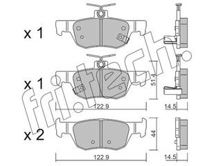 ΤΑΚ. MAZDA 3 (BP) ALL 18> \"O\" fri.tech. 1226.0