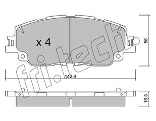 ΤΑΚ. TOYOTA RAV 4 \"E\"  FRITECH fri.tech. 1227.0