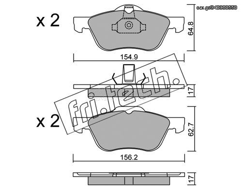 ΤΑΚ. NISSAN PRIMERA P11 FRITECH \"E\" fri.tech. 505.0