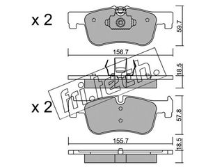 ΤΑΚΑΚΙΑ-BMW 1(F20) 116 D 11- (FRONT) fri.tech. 975.0