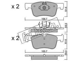 ΤΑΚΑΚΙΑ-BMW 1(F20) 120 D 11- (FRONT) fri.tech. 976.0