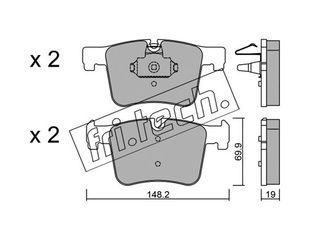 ΤΑΚ. BMW 1 (F20,F21),2 F22,3 (F30,F33,F86) 11- fri.tech. 977.0