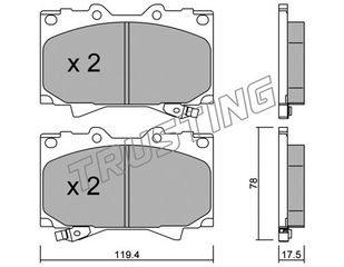 ΤΑΚ. TOYOTA LAND CRUISER 4.2 98-  \"E\" DEX 2468.0