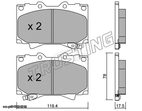 ΤΑΚ. TOYOTA LAND CRUISER 4.2 98-  \"E\" DEX 2468.0