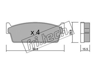 ΤΑΚ. NISSAN 200 SX 1.8T FRITECH \"O\" fri.tech. 509.0