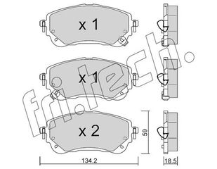 ΤΑΚ. TOYOTA COROLLA (E21) 1.6 VVTI 19> \"E\" fri.tech. 1234.0