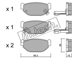 ΤΑΚ. SUBARU LEONE,XT 1.8 -92         FRITECH fri.tech. 515.0