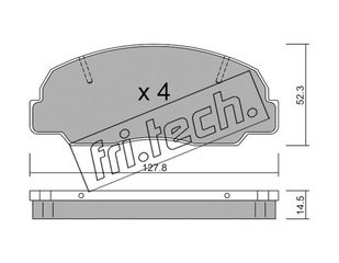 ΤΑΚ. DAIHATSU-MAZDA    FRITECH \"E\" fri.tech. 248.0